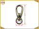 Durable Nickle Color O Ring Swivel Bolt Snap Hooks , 10mm Swivel Eye Snap Hook