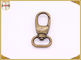 Brass Rolling Swivel Snap Metal Hooks And Fasteners With Laser Engraved Logo
