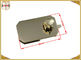 Shiny Brass Metal Clasp Handbag Locks And Closures , Twist Lock Purse Hardware