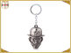 Brass Plated Metal Key Ring , Customised Key Chains With Free Laser Engraved Logo