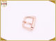 Zinc Alloy Die Casting Metal Bag Buckle Accessories For Bags Making Light Gold Color