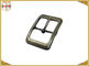Fashion Silver Plated Custom Zinc Alloy Metal Pin Belt Buckle / Tri Glide Buckle