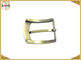 40mm Gold Custom Zinc Alloy Metal Pin Belt Buckle / Coat Belt Buckle Replacement