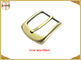 40mm Gold Custom Zinc Alloy Metal Pin Belt Buckle / Coat Belt Buckle Replacement