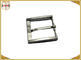 40mm Square Zinc Alloy Custom Metal Belt Buckles With CNC Engraved Logo