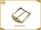 Fashion Gold Zinc Alloy Pin Belt Buckle For Man / Boy 40mm Customized
