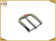 Custom Silver Plated Zinc Alloy Belt Buckle Environmentally Friendly
