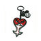 Your Own Logo Custom Engraved Personalized Keychains Heart Shape For Him
