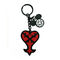 Your Own Logo Custom Engraved Personalized Keychains Heart Shape For Him