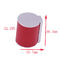 Perfume Zinc Alloy Closures Zamac Cap With Leather For Ready - Made Mould