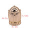 Gold Tone Metal Bullet Shaped Zamac Perfume Cap With Unique Personality