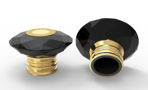 Round Zamac Metal Perfume Bottle Caps Luxury Creative Universal Fea 15Mm