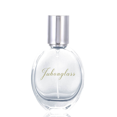 Screw Mouth Perfume Bottle, Oval Glass, Empty Bottle, Spray, Perfume, Cosmetics Bottle, Nozzle, Separate Bottles