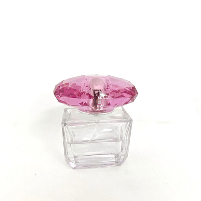 90ml Fragrant Love Crystal Perfume Bottle Glass Bottle Bayonet Spray Sub Bottle Empty Bottle Perfume Packaging Bottle