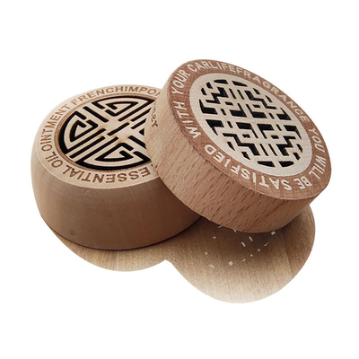 Beech Perfume Bottle Cap Aromatherapy Perfume Glass Bottle Cap Solid Wood Wood Wooden Lid Support Customized
