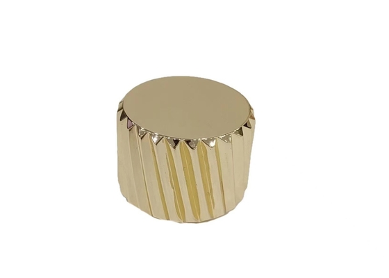 Customized Zinc Alloy Round Perfume Bottle Caps  For Glass Perfume Bottles