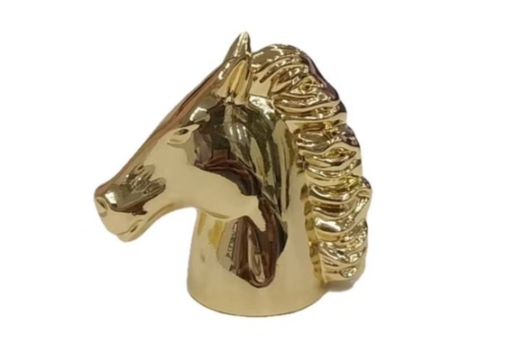 Horse-Shaped Zinc Alloy Zamak Perfume Caps Exquisite Perfume Bottle Lids