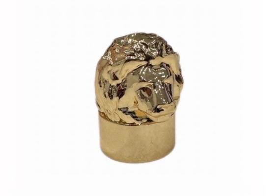 Hot Sale Lion Shape Zamak Perfume Bottle Cover Special Zinc Alloy Perfume  Lid