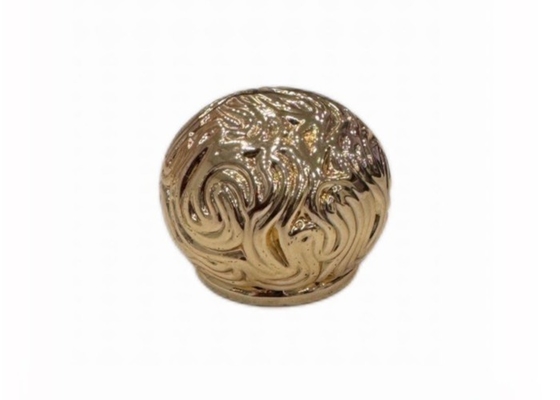 Customized Irregular Surface Zamak Perfume Caps Glass Perfume Bottle Tops