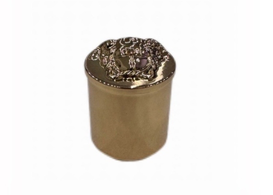 Non-Refillable Zamak Perfume Caps In Various Colors For Durable Packaging