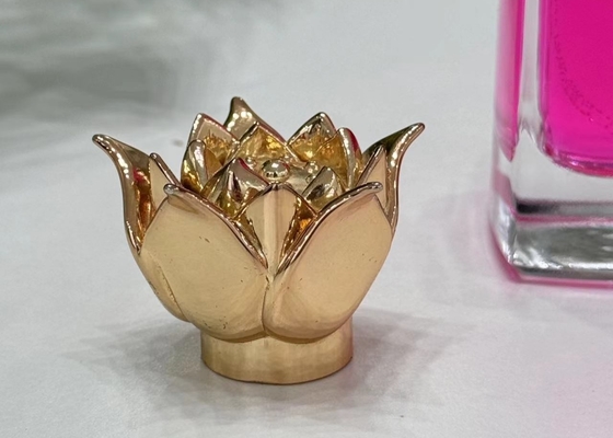 Zinc-Alloy Floral Shaped Perfume Bottle Caps For Sustainable Packaging