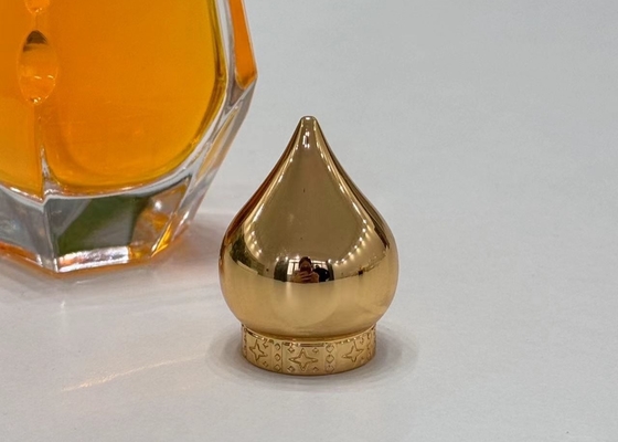 Elegant Zinc-Alloy Perfume Bottle Caps Simple Design Perfume Cover