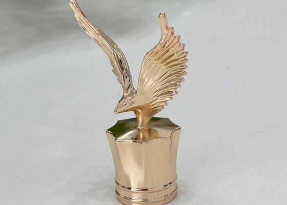Exquisite Eagle-Shaped Zamak Perfume Caps Perfume Bottle Lids In Gold Silver