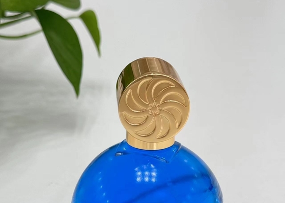 Zamak Irregular Shaped Metal Perfume Cap Zinc Alloy Glass Perfume Bottle Tops