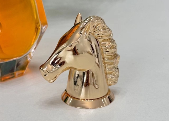 Zamak Horse Shaped Metal Perfume Cap Perfume Caps With High-Grade Zinc Alloy