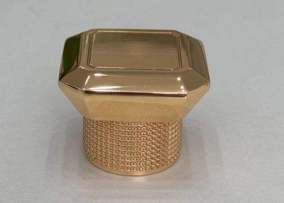 Simple Irregular Zinc Alloy Metal Perfume Cap With Custom Metal Perfume Cap
