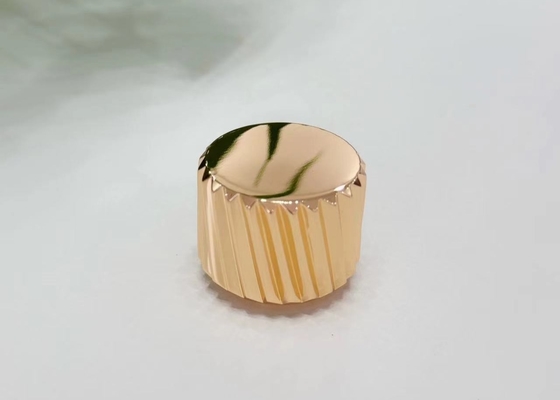 Zamak Irrregular Surface Perfume Bottle Caps Lids For Eco-Friendly Packaging