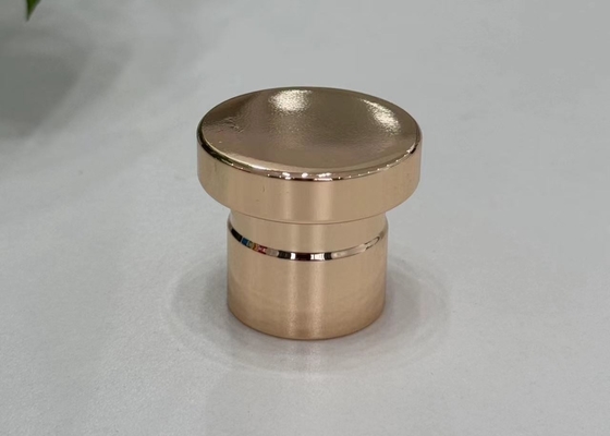 Simple High-End Zinc Alloy Shiny Gold Perfume Bottle Caps Perfume Cap