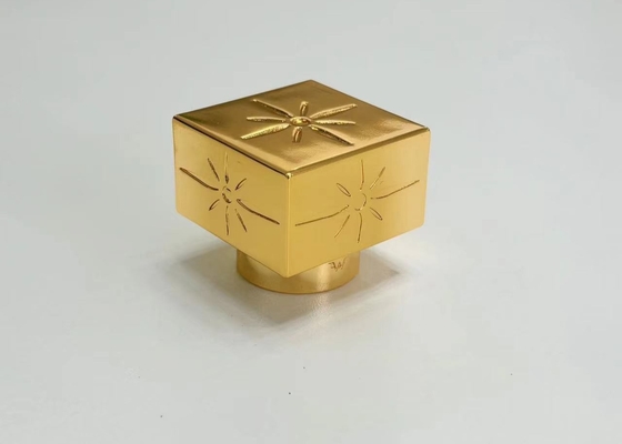 No Mould Fee Customized Zamak Perfume Caps For Standard Bottle Neck Sizes