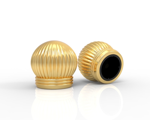 Exquisite Circular-Shaped Customized Color Metal Perfume Cap Zinc Alloy Caps