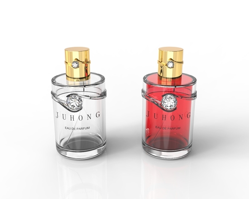 Shiny Customized Diamond Zamak Perfume Caps Zinc Bottle Cap Zinc Alloy Cap