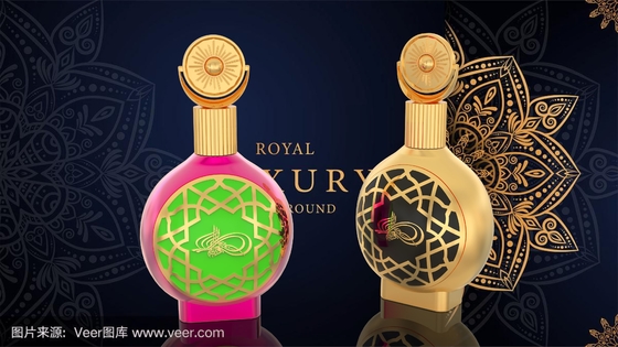 Exquisite Gold Zinc Alloy Zamak Perfume Cap Set For Your Own Perfume Brand