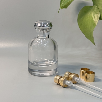 Customized Silver Color Zamak Perfume Caps For Your Own Personalized Perfume Packaging
