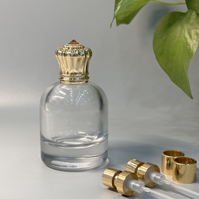 Zinc Alloy Zamak Perfume Caps In Gold Color For Durable And Elegant Fragrance Packaging