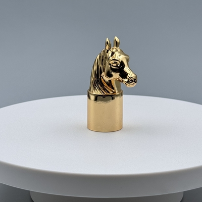 Horse Shaped Fea15 Zamak Perfume Cover Ultimate Choice For Luxury PerfumPackaging