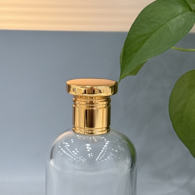 Eco-friendly Zamak Perfume Caps Customizable Size And Logo Enhance Fragrance Presentation No Mould Fee High Grade Zinc Alloy