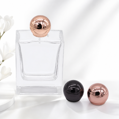 25mm x 30.8mm High-Grade Zinc Alloy Zamac Perfume Cap with Mirror Polish Finish and Customizable Colors