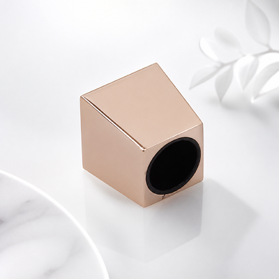 Gold Color Zinc Alloy Customizable Perfume Bottle Cap and Zamak Perfume Cover for Luxury Fragrances