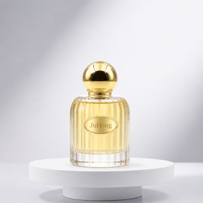 Spherical Ball‑Shaped Zamac Perfume Cap, High‑Gloss Gold Plated Zinc Alloy Bottle Top for 15mm & 18mm Necks