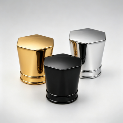 Customizable Design Eco-Friendly Zamak Perfume Cap with Low MOQ for Luxury Perfume Bottles