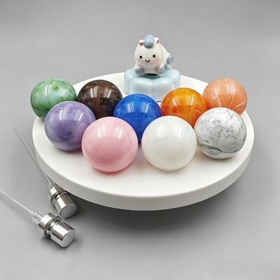 Factory Custom Multi‑color Plastic Ball Perfume Bottle Cap Spherical ABS Lid For Cosmetic Fragrance Bottle ABS Perfume Cap