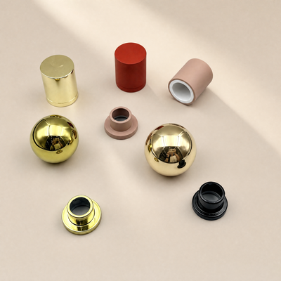 Magnetic Zamac Perfume Cap Golden Fragrance Bottle Lids Gold Plate Zinc Alloy Fragrance Bottle Lid Custom Logo for Perfume Bottle Wholesale Perfume Cap