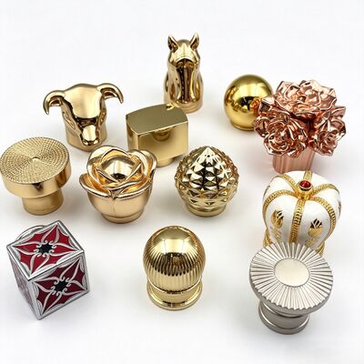 Golden Fragrance Bottle Lids Gold Plate Zinc Alloy for Fragrance Bottle Lid Custom Logo for Perfume Bottle Wholesale Perfume Cap Magnetic Perfume Cap