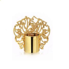 Fashion Colorful Zinc Alloy Perfume Metal Bottle Caps Die Casting Plating