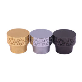 Engraved Pattern Metal Perfume Cap