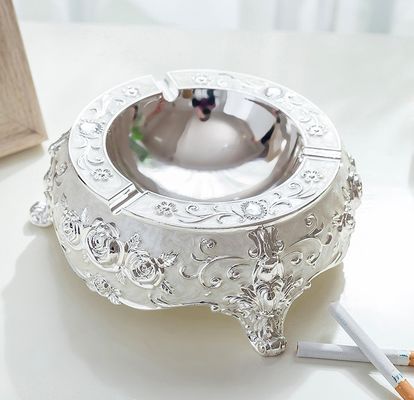 5.0mm OEM Plating Antique Cigar Zinc Alloy Ashtray